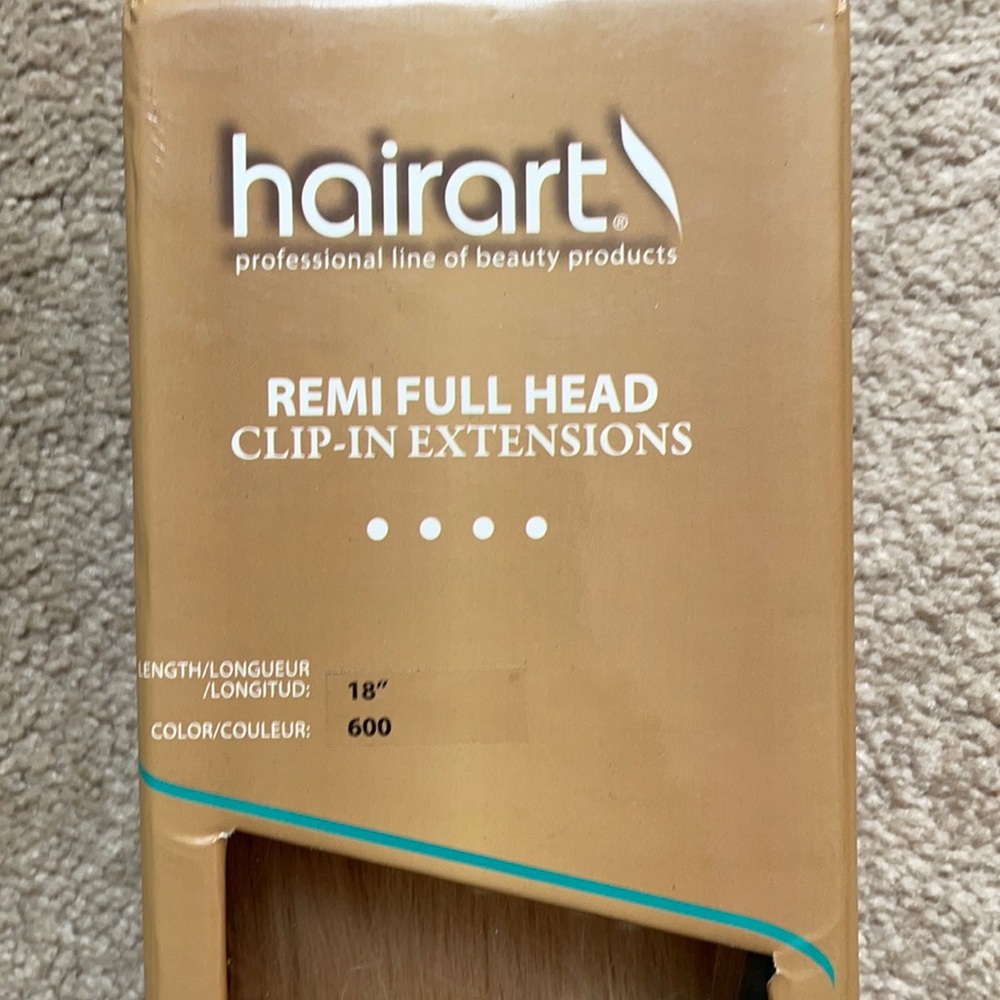 Hairart remi full head clip-in extensions